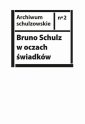 okłakda ebooka - Bruno Schulz w oczach świadków.