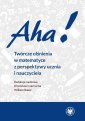 okładka książki - Aha! Twórcze olśnienia w matematyce