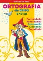 okłakda ebooka - Ortografia dla dzieci 8-10 lat.