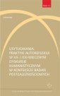 okładka książki - Usytuowania. Praktyki autorefleksji
