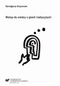okłakda ebooka - Wstęp do wiedzy o grach tradycyjnych