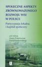 okładka książki - Społeczne aspekty zrównoważonego