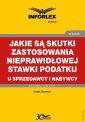 okłakda ebooka - Jakie są skutki zastosowania nieprawidłowej...