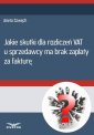 okłakda ebooka - Jakie skutki dla rozliczeń VAT