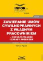 okłakda ebooka - Zawieranie umów cywilnoprawnych