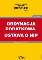 okłakda ebooka - ORDYNACJA PODATKOWA. USTAWA O NIP