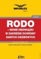 okłakda ebooka - RODO – nowe obowiązki w zakresie