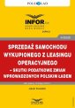 okłakda ebooka - Sprzedaż samochodu wykupionego