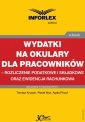 okłakda ebooka - Wydatki na okulary dla pracowników