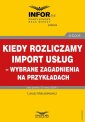 okłakda ebooka - Kiedy rozliczamy import usług –