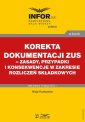 okłakda ebooka - Korekta dokumentacji ZUS – zasady,