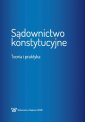okłakda ebooka - Sądownictwo konstytucyjne. Teoria