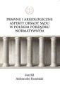 okłakda ebooka - Prawne i aksjologiczne aspekty