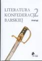 okładka książki - Literatura Konfederacji Barskiej.