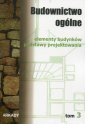 okładka książki - Budownictwo ogólne. Tom 3. Elementy