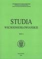 okładka książki - Studia wschodniosłowiańskie. Tom