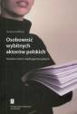 okładka książki - Osobowość wybitnych aktorów polskich.