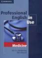 okładka podręcznika - Professional English in Use Medicine