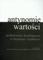 okładka książki - Antynomia wartości w literaturze