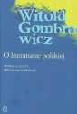 okładka książki - O literaturze polskiej